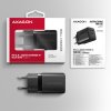 axagon acu pq20 nabijecka do site 20w 2x port usb a usb c pd3 0 pps qc4 afc apple cerna obr galerie big ies78867533