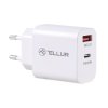 tellur pdhc101 sitova dvouportova usb nabijecka pd 20w qc3 0 18w bila ien501948