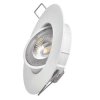 led bodove svitidlo simmi bile kruh 5w neutralni bila ig431487