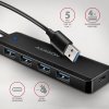 axagon hue c1a 4x usb 5gbps travel hub usb c napajeci konektor kabel usb a 19cm obr galerie big ies73418661
