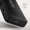 axagon hue c1a 4x usb 5gbps travel hub usb c napajeci konektor kabel usb a 19cm obr galerie big ies73418664