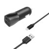 set autonabijecky fixed s 2xusb vystupem a usb lightning kabelu 1 metr mfi certifikace 15w smart rapid charge cerna obr galerie big ies65558332