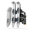 axagon pcea s4n pcie radic 4x seriovy port ien362744