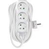 prodluzovaci kabel 10 m 3 zasuvky bily pvc 1 5 mm2 ien485105