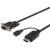 kabelovy prevodnik hdmi na vga s napajecim micro usb konektorem 2m ien283822