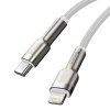 baseus cafule series nabijeci datovy kabel usb c na lightning pd 20w 1m bila image1 big ies58396883