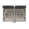 zasuvka nastenna dvojita 16a 250v ip44 ien296889