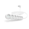 connect it prodluzovaci kabel 230 v 6 zasuvek 5m bez vypinace bily ien336008