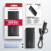 axagon eem2 sb2 usb c 3 2 gen 2 m 2 nvme sata ssd raw box cerny obr galerie big ies68631125