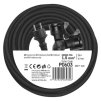 venkovni prodluzovaci kabel 20m 2 zasuvky cerny guma 230 v 1 5mm2 obr galerie big ies62856540