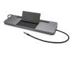 i tec metal ergonomic 4k 3x display docking station ien368043