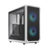 fractal design focus 2 rgb white tg clear tint ien463151