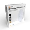 solight led stropni svetlo plain s pir sensorem 18w 1260lm 3000k kulate 33cm obr galerie big ies68687601