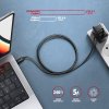 axagon bucm2 cm15ab charge kabel usb c usb c 1 5m hi speed usb pd 240w 5a alu oplet cerny obr galerie big ies72902230