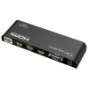premiumcord 4kx2k 60hz hdmi switch 3 1 kovovy s dalkovym ovladacem a napajecim adapterem ien468225
