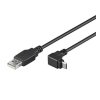 premiumcord kabel micro usb 2 0 a b konektor do uhlu 90 1 8m ien228036