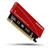 axagon pcem2 s pcie nvme m 2 adapter ien301991