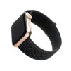nylonovy reminek fixed nylon strap pro apple watch 38 40 41 mm reflexne cerny ien434090