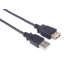 premiumcord usb 2 0 kabel prodluzovaci a a 20cm cerna ien492381