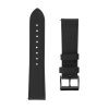fixed leather strap s sirkou 22mm pro smartwatch cerny ien391307