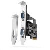 axagon pcea s2n pcie radic 2x seriovy port ien362742