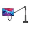 univerzalni drzak na tablet telefon pro upevneni na stul fixed relax s otocnym a nastavitelnym ramenem cerny ien468077
