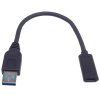 premiumcord adapter usb 3 0 a samec usb c samice usb 3 2 gen2 3a 20cm ien404967