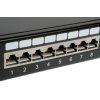 solarix patch panel cat6 24 x rj45 stp cerny 1u 2 big ies446220