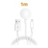 aligator nabijeci kabel 2v1 pro iphone ipad a apple watch bily ien409694