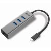 i tec usb c metal hub 3 port gigabit ethernet ien269873