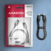 axagon bucm2 cm10ab charge kabel usb c usb c 1m hi speed usb pd 240w 5a alu oplet cerny obr galerie big ies72902226