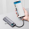 baseus metal gleam series 7v1 hub usb c usb c pd 100w usb c 2 usb 3 0 hdmi sd tf port seda obr galerie big ies91123182