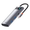 baseus metal gleam series 7v1 hub usb c usb c pd 100w usb c 2 usb 3 0 hdmi sd tf port seda obr galerie big ies91123176