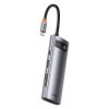 baseus metal gleam series 7v1 hub usb c usb c pd 100w usb c 2 usb 3 0 hdmi sd tf port seda obr galerie big ies91123177