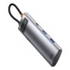 baseus metal gleam series 7v1 hub usb c usb c pd 100w usb c 2 usb 3 0 hdmi sd tf port seda obr galerie big ies91123179
