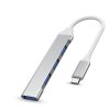 premiumcord hub usb c na usb3 2 a 3x usb2 0 a hlinikove pouzdro ien527290
