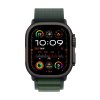 apple watch ultra 2 gps cellular 49mm black titanium case with dark green alpine loop small mx4q3cs a image1 big ies84968217