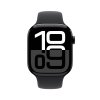 apple watch series 10 gps 46mm jet black aluminium case with black sport band s m mwwp3qc a image1 big ies84968719