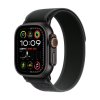 apple watch ultra 2 gps cellular 49mm black titanium case with black trail loop m l mx4v3cs a ien529635