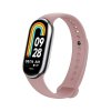 silikonovy reminek fixed silicone strap pro xiaomi mi band 8 smart band 9 ruzovy ien529836