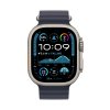 apple watch ultra 2 gps cellular 49mm natural titanium case with navy ocean band mx4d3cs a image1 big ies84983906
