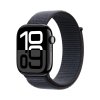 apple watch series 10 gps cellular 46mm jet black aluminium case with ink sport loop mwy53qc a ien529668