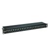 solarix patch panel cat5e 24 x rj45 stp cerny 1u ien124879