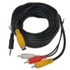 premiumcord kabel s video sjack3 5 3xcinch 5m kond ien198405