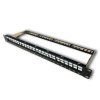 datacom patch panel 19 neosazeny 24 port 1u bk vl ien354086