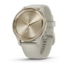 garmin vivomove trend nerezova luneta cream gold pouzdro french grey silikonovy reminek ien476157