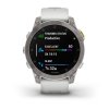 garmin epix sapphire titan white silicone band image1 big ies57459999