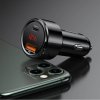 nabijecka do auta baseus magic usb c pd usb a 45w s displejem cerna obr galerie big ies91121185