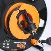 solight prodluzovaci privod na bubnu 1 zasuvka venkovni 50m gumovy kabel 3x 1 5mm2 ip44 obr galerie big ies95030063