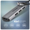 axagon hmc h3a usb 5gbps hub 3x usb a hdmi 4k 30hz kabel usb c 15cm obr galerie big ies87038773